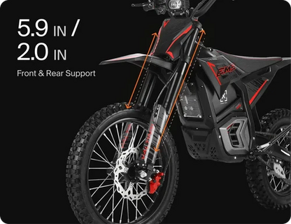 VALTINSU EM-5 Pro Off-Road Black Electric Dirt Bike