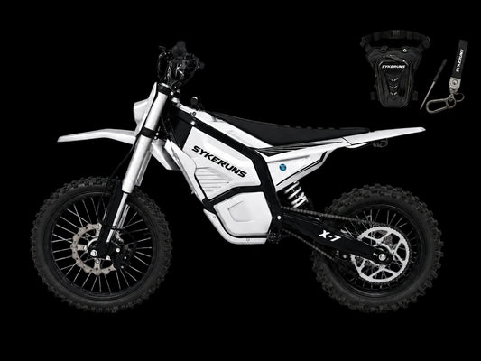 SYKERUNS X7 electric dirt bike left side